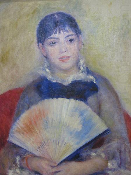 Pierre-Auguste Renoir Young Women with a Fan china oil painting image